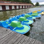 Rowerki wodne przy pomoście